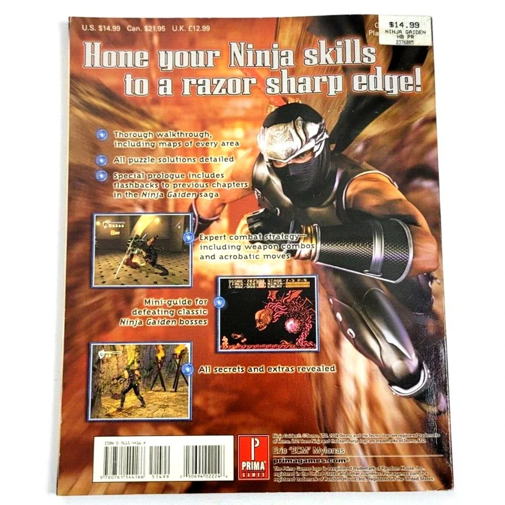 NINJA GAIDEN XBOX STRATEGY‎ GUIDE PRIMA